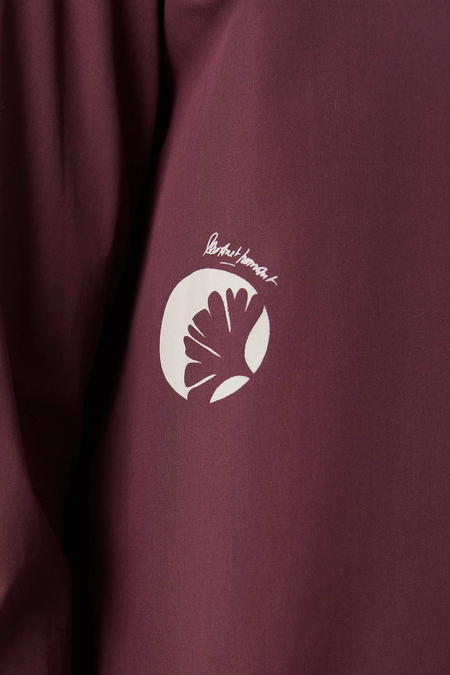 Easy Fit Button Up Shirt with Artful Stamp Print - Genes Lecoanet Hemant