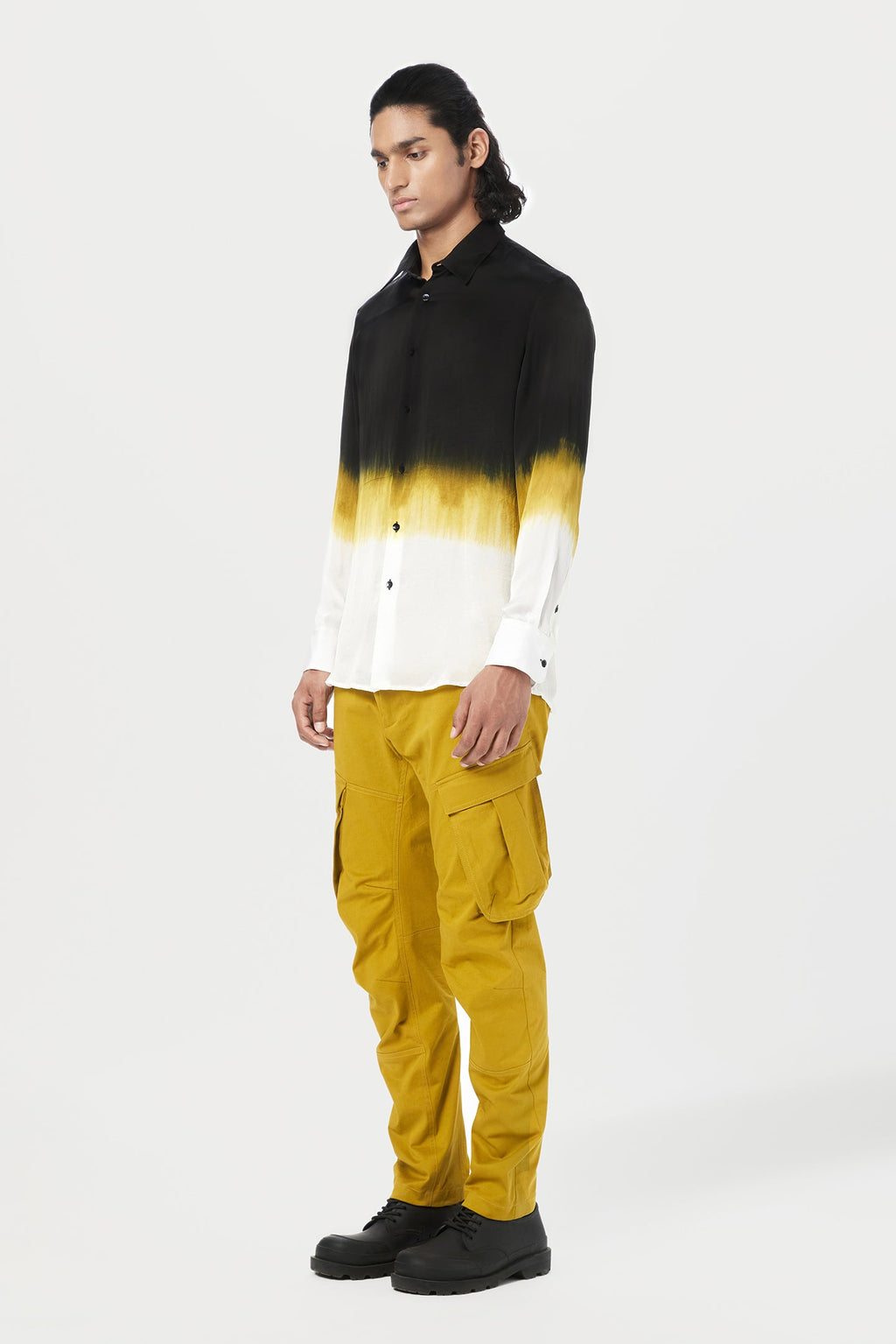 Easy Fit Cargo Pants with Expanding Side Pockets - Genes Lecoanet Hemant