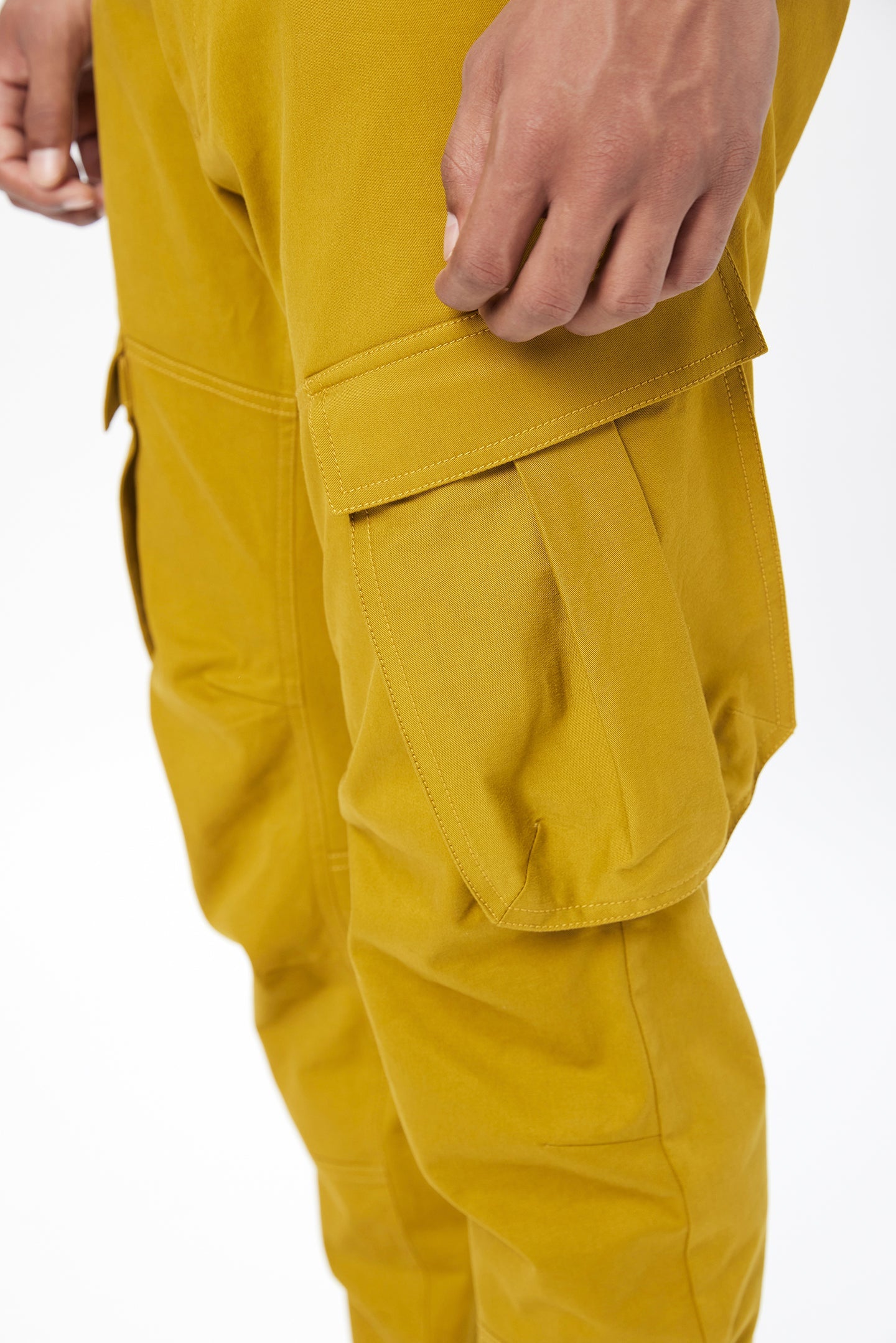 Easy Fit Cargo Pants with Expanding Side Pockets - Genes Lecoanet Hemant
