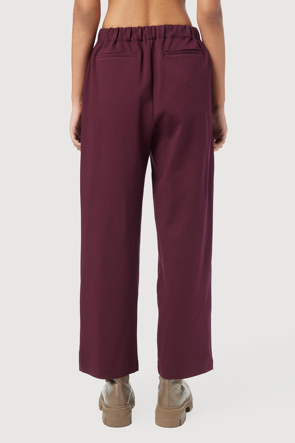 Straight Fit Trousers with Forward Side Seams - Genes Lecoanet Hemant