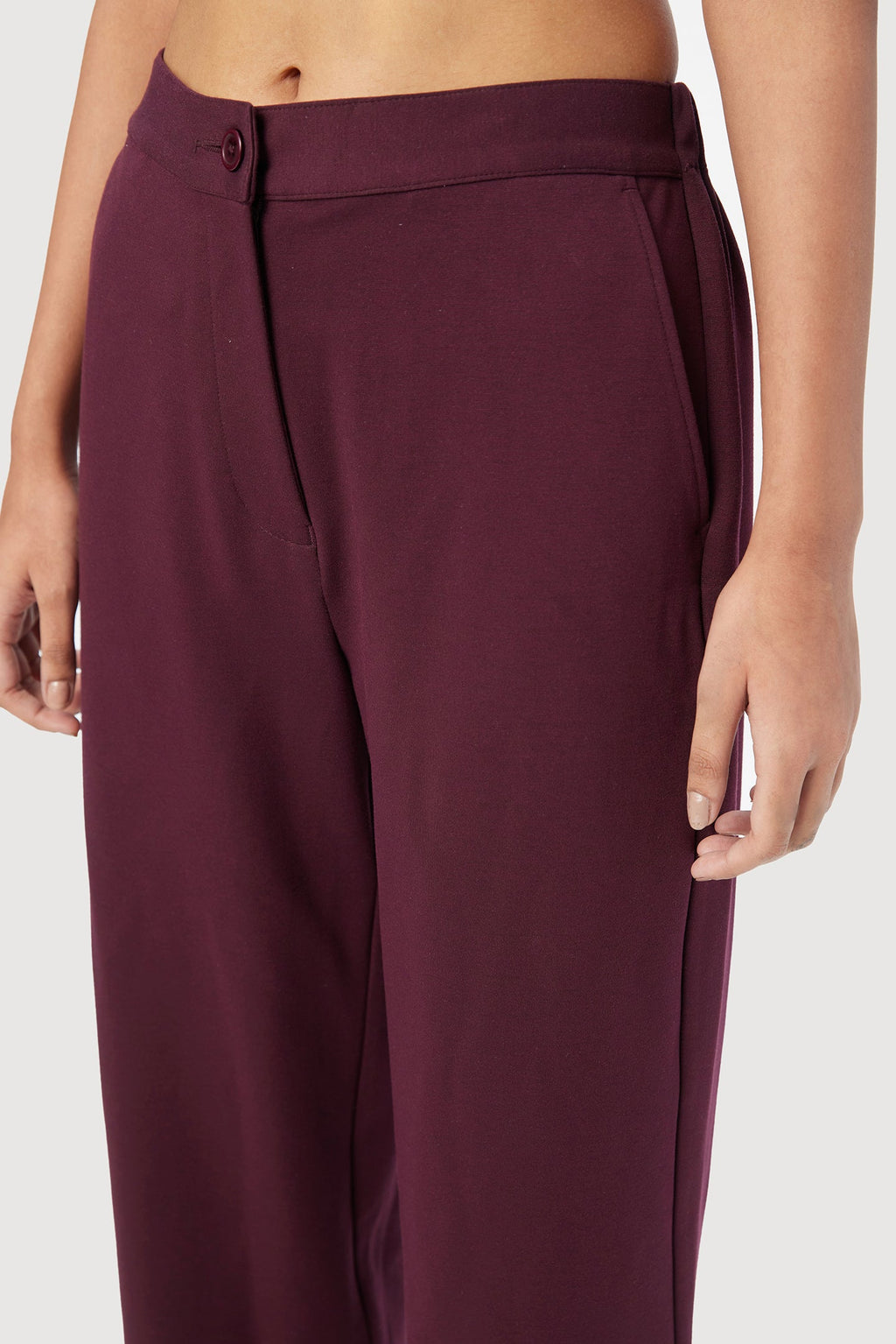 Straight Fit Trousers with Forward Side Seams - Genes Lecoanet Hemant