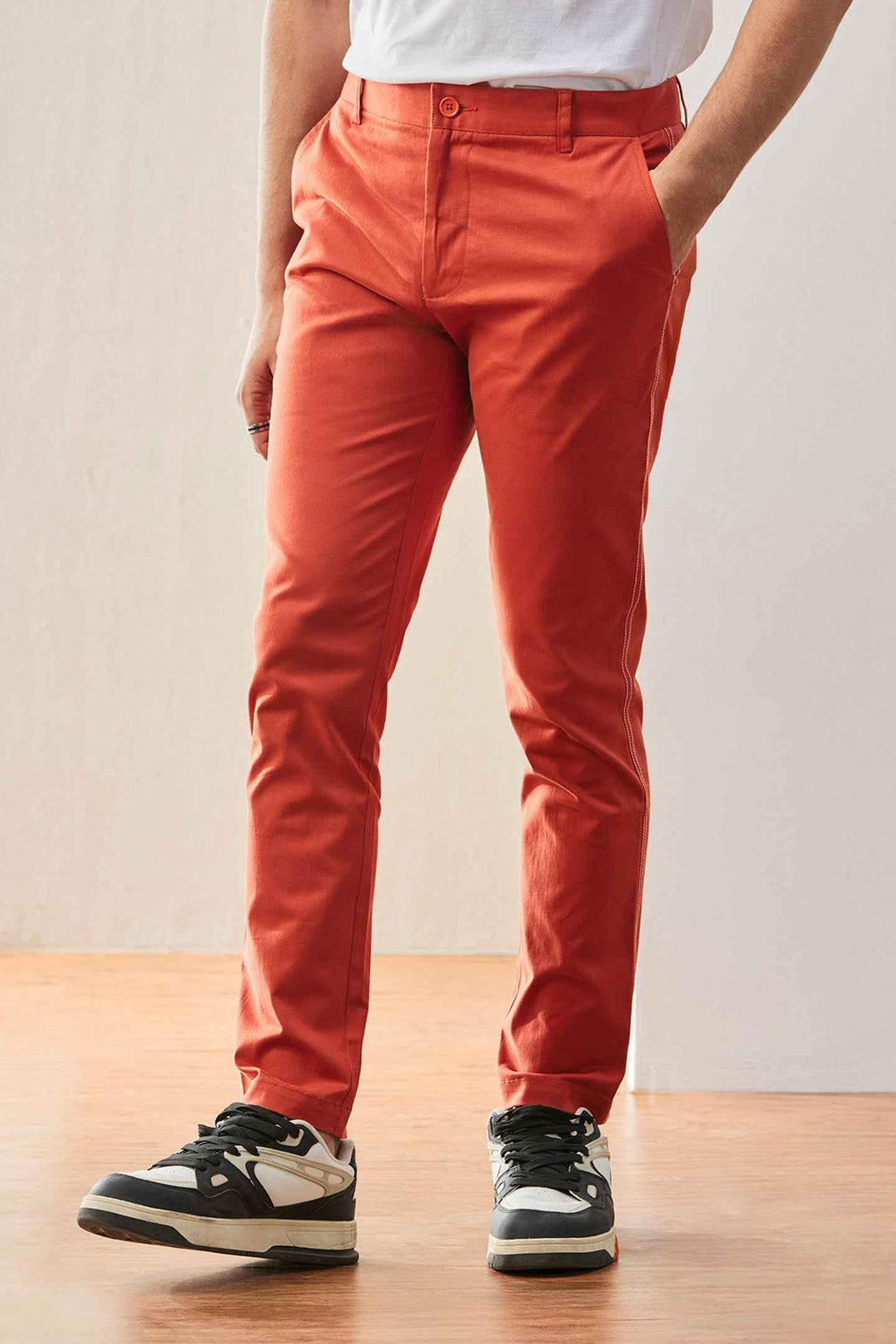 Men's Cotton Satin Chinos