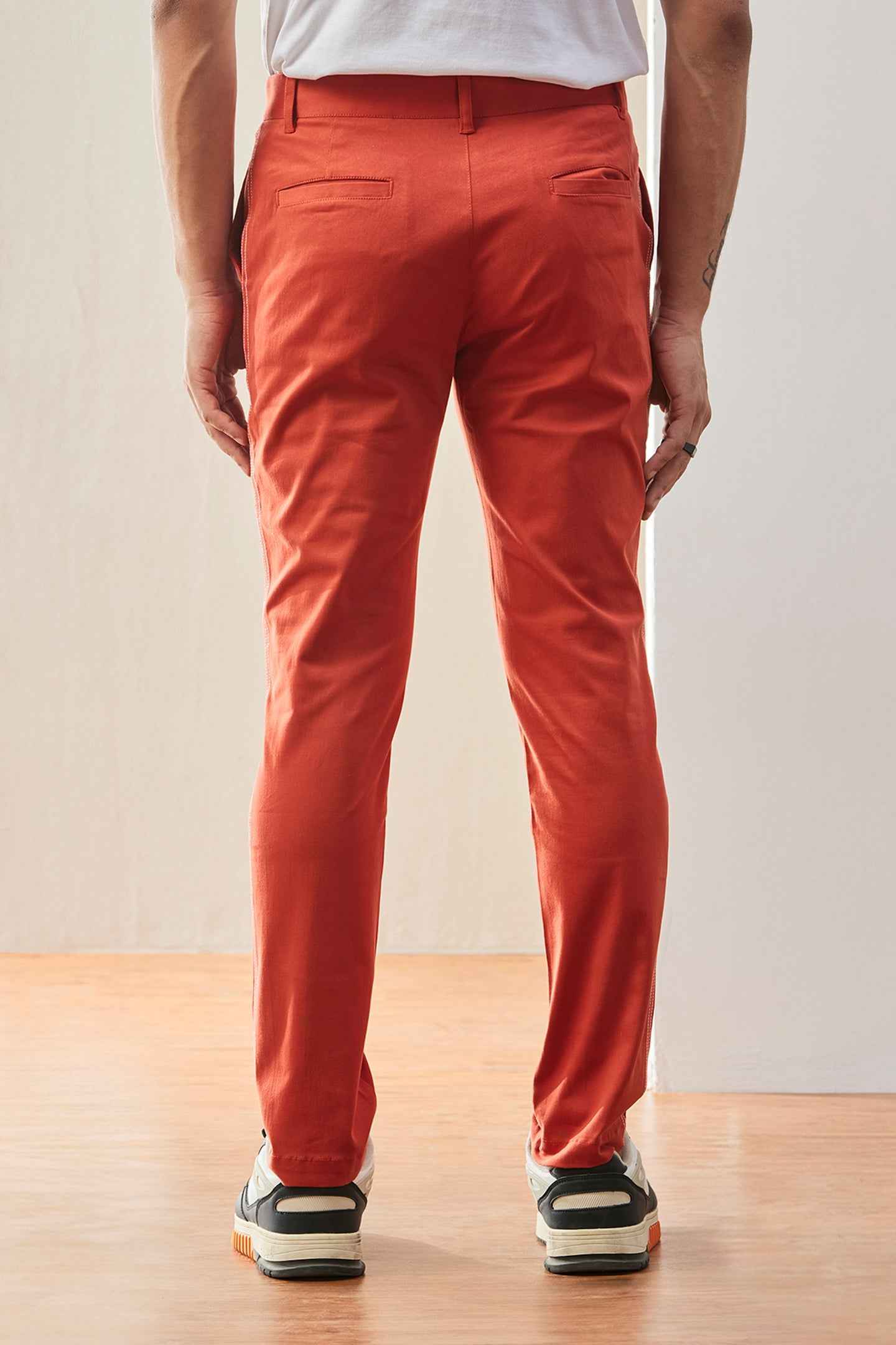 Men's Cotton Satin Chinos