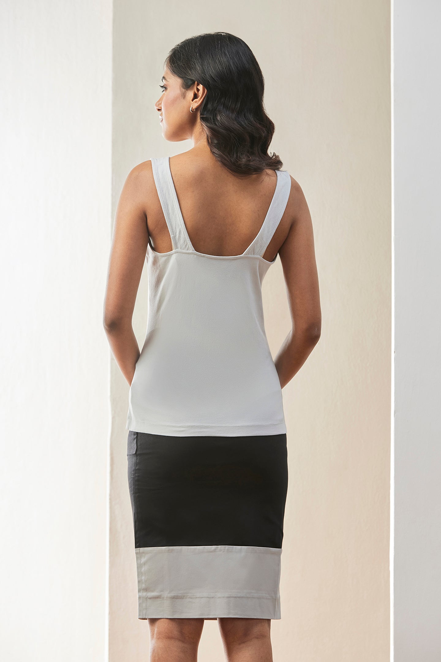Designer Top For Womens Grey