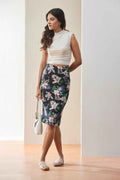 Floral Print Skirt For Womens