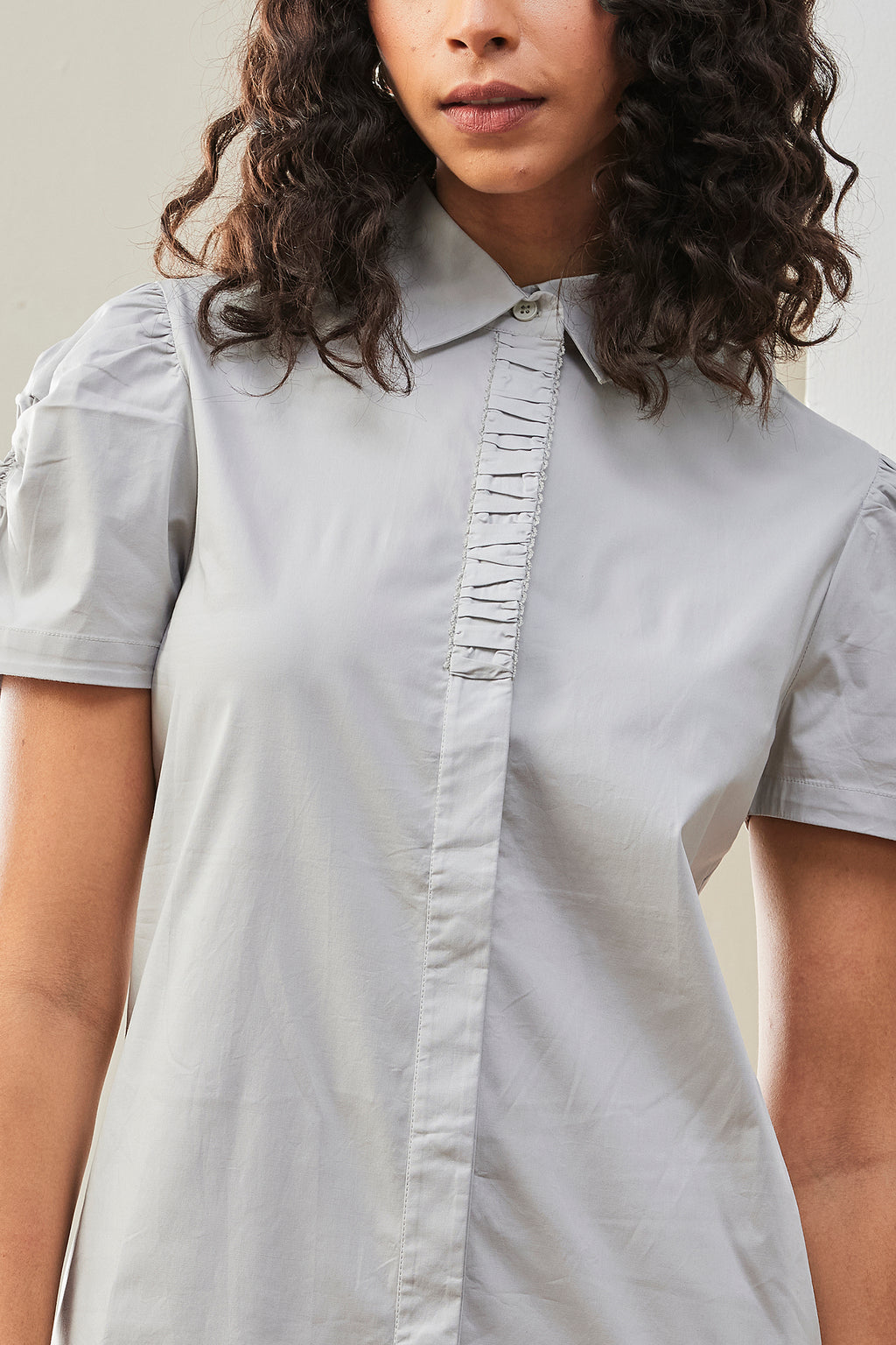 Casual Top For Womens Grey