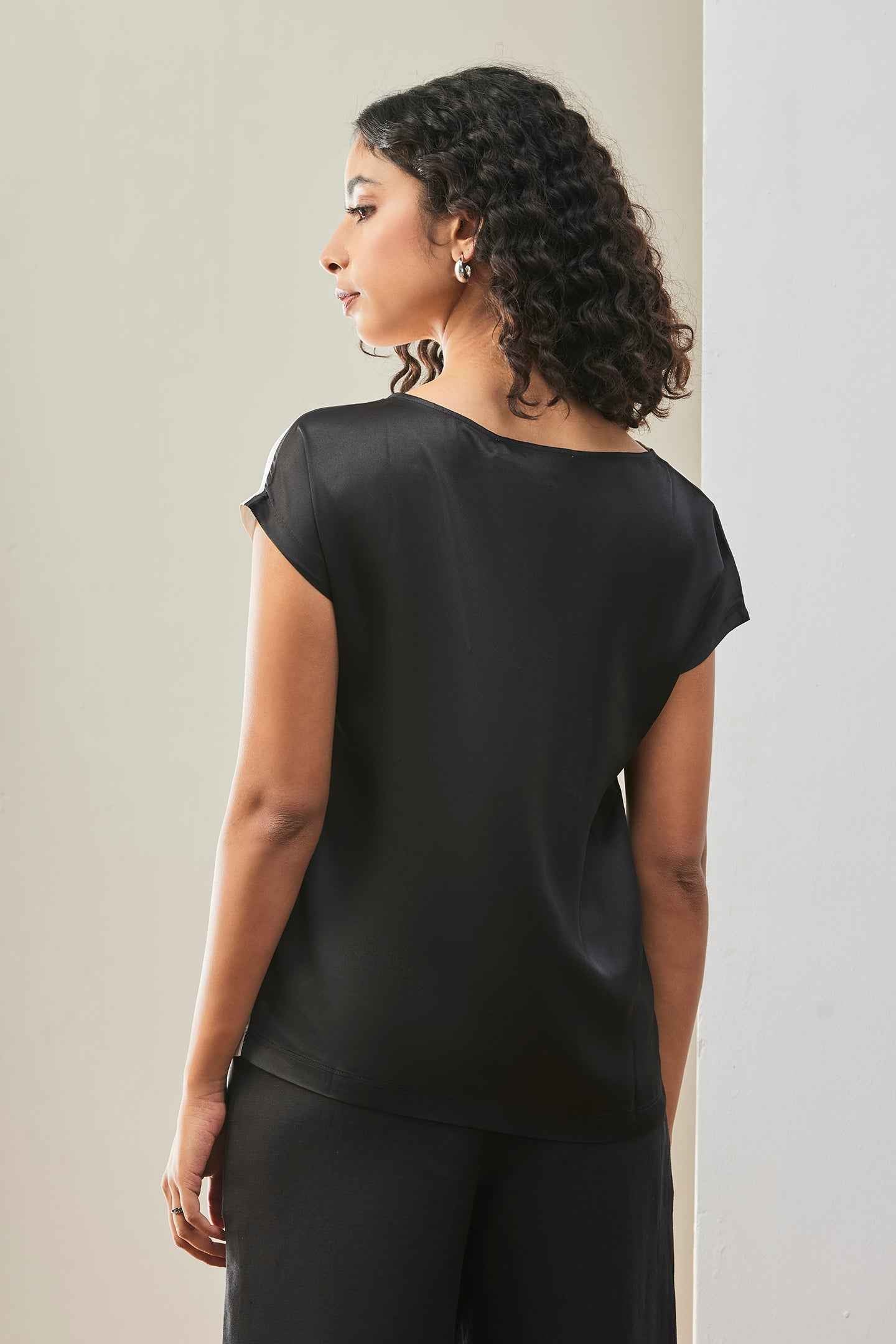 White Black Classic Photo Design Womens T-shirt