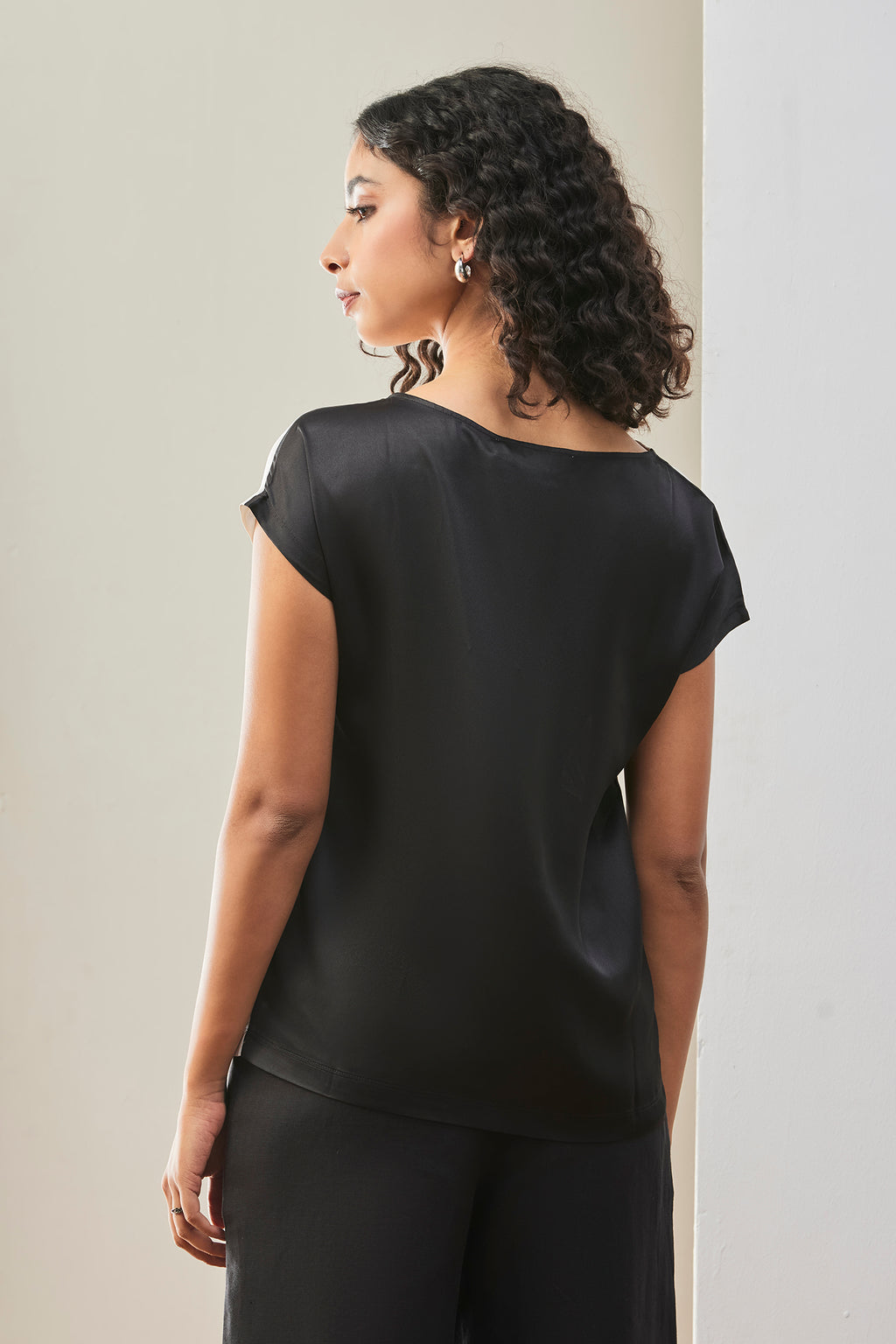 White Black Classic Photo Design Womens T-shirt