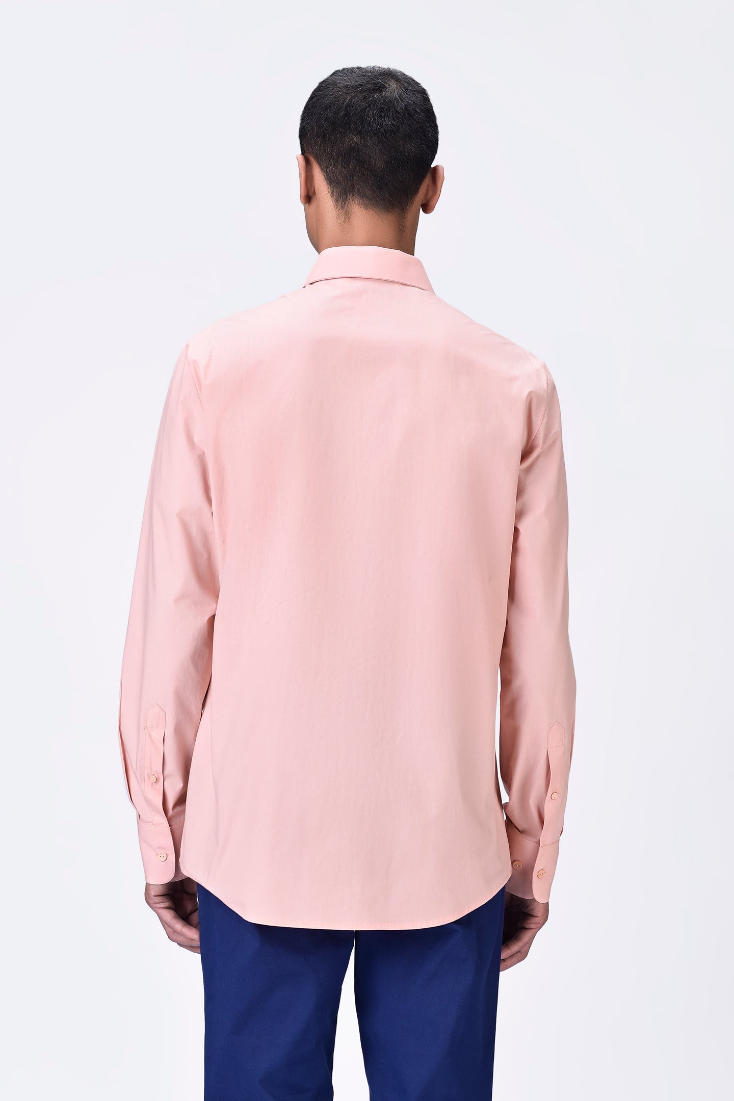 Giza Cotton Poplin Shirt - Pink