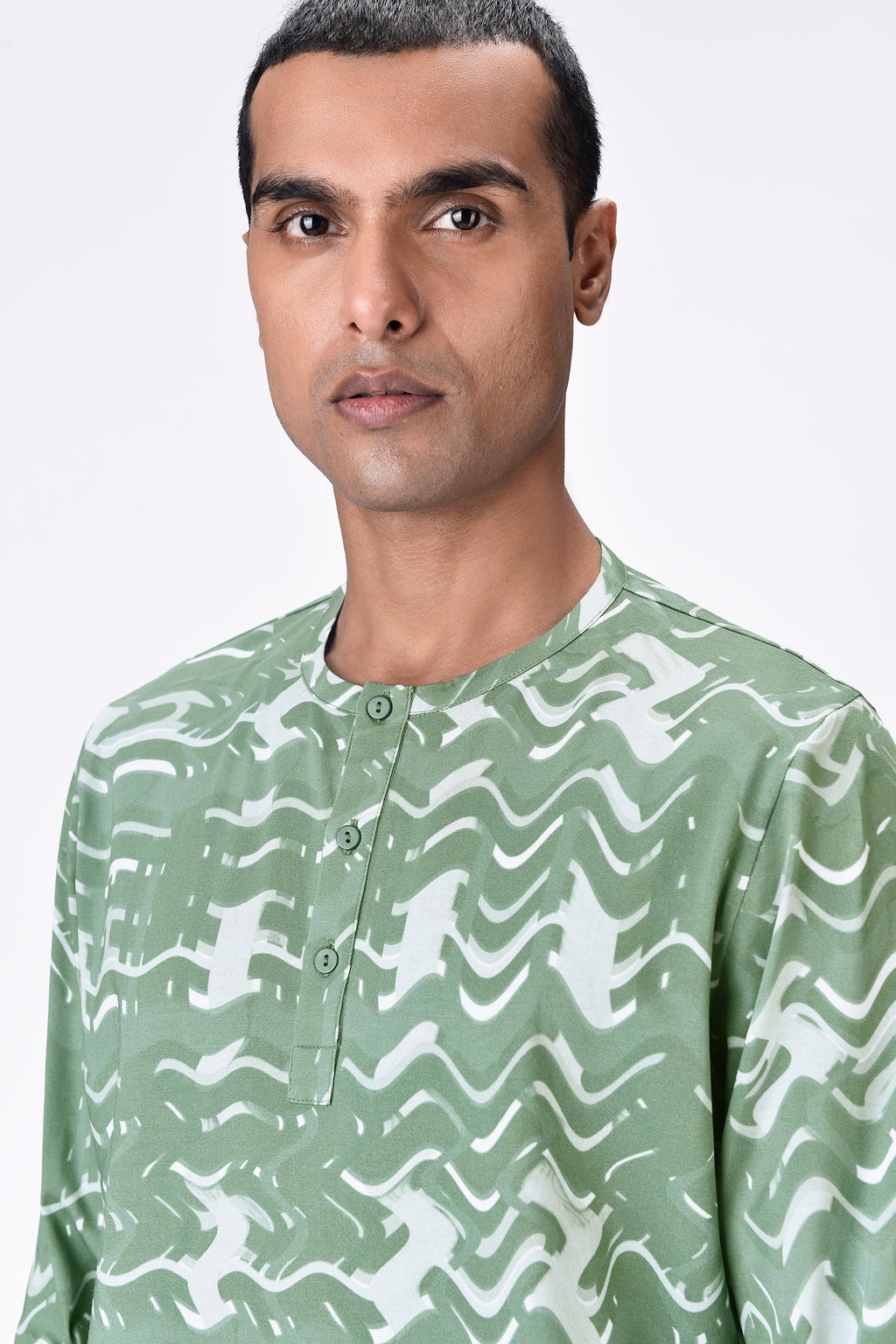 Taupe Regular Fit Full Sleeve T-Shirt