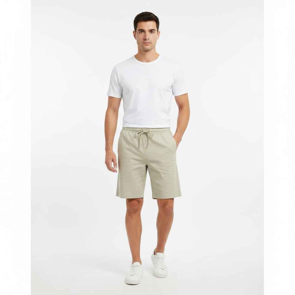 Casual Mens Shorts Soft Green