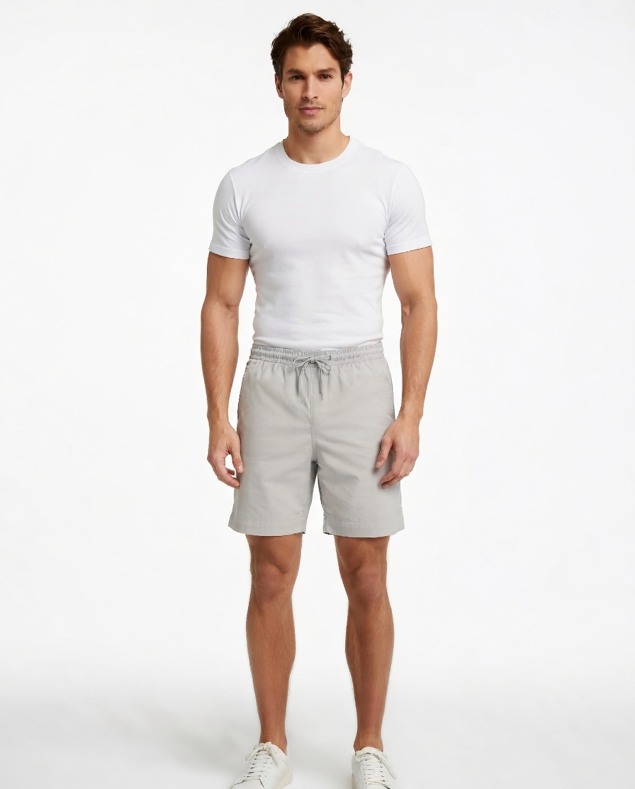 Casual Mens Shorts Light Grey